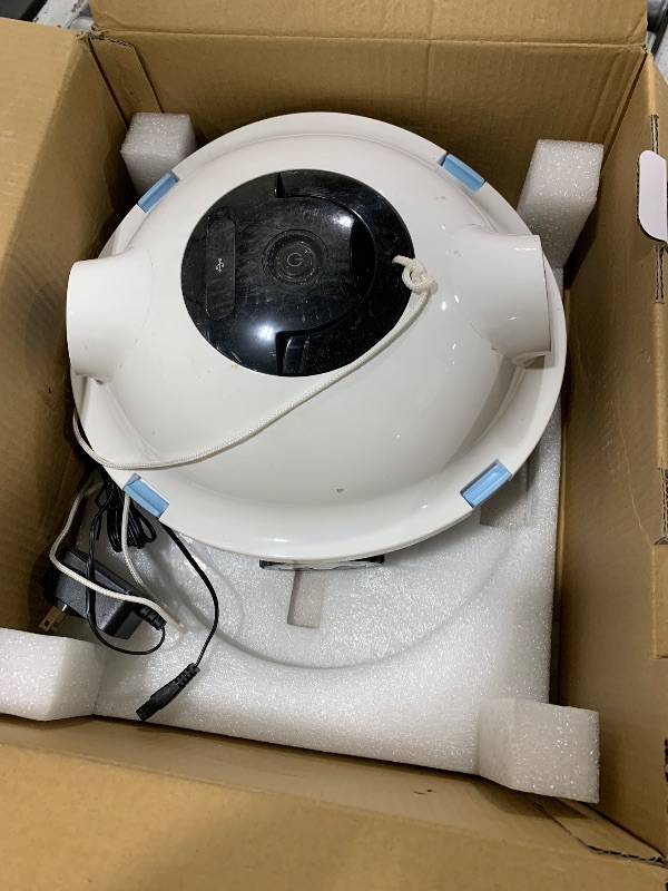 Photo 1 of OUCAXIA Y10 Cordless Robotic Pool Cleaner Automatic Vacuum - 90 Mins Runtime, Powerful Suction, Self-Parking, Lightweight for Above/Inground Pools Up to 65ft/1100 Sq.Ft (Snow)