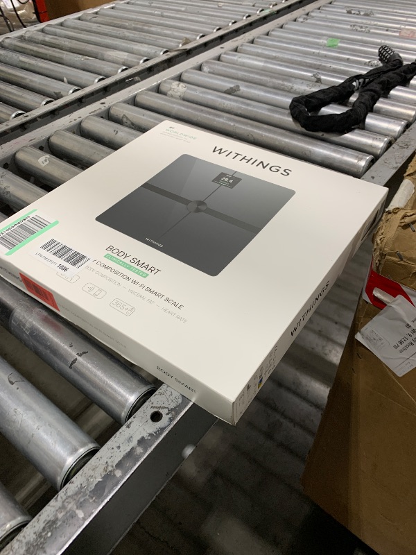 Photo 1 of WITHINGS Body Smart - Accurate Scale for Body Weight and Fat Percentage, Body Composition Wi-Fi and Bluetooth Weight Scale, Baby Weight Scale, Smart Scale Apple Health Compatible, Bathroom Scale