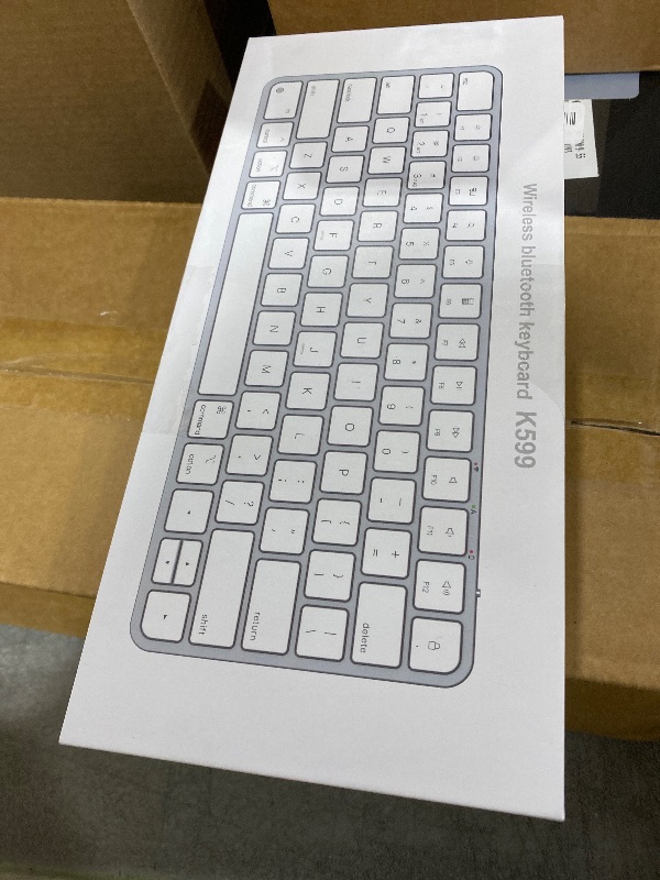 Photo 1 of ULSOU Wireless Keyboard for Mac, Bluetooth/2.4G USB Dual-Channel Connection, Multi Device, Mini Size, Rechargeable Bluetooth Keyboard for Mac Compatible with iMac, iPad, iPhone, MacBook Air/Pro