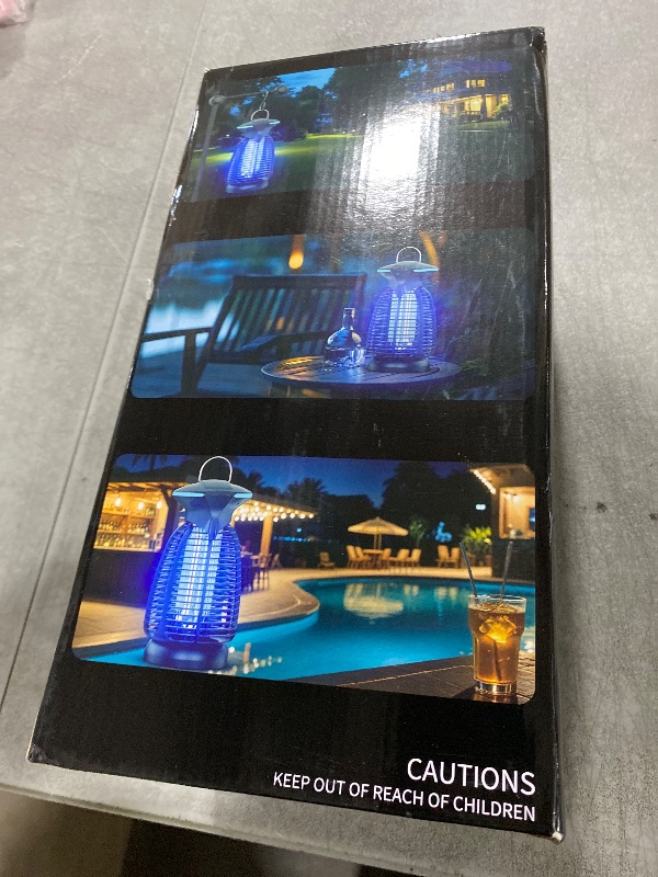 Photo 1 of Bug Zapper Outdoor for Mosquito Flies - Waterproof Insect Killer Trap Lamp Electric 4200V Powerful Bug Zappers Indoor with LED Light for Patio Porch Garage Backyard & Home