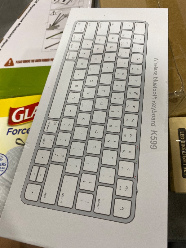Photo 1 of ULSOU Wireless Keyboard for Mac, Bluetooth/2.4G USB Dual-Channel Connection, Multi Device, Mini Size, Rechargeable Bluetooth Keyboard for Mac Compatible with iMac, iPad, iPhone, MacBook Air/Pro
