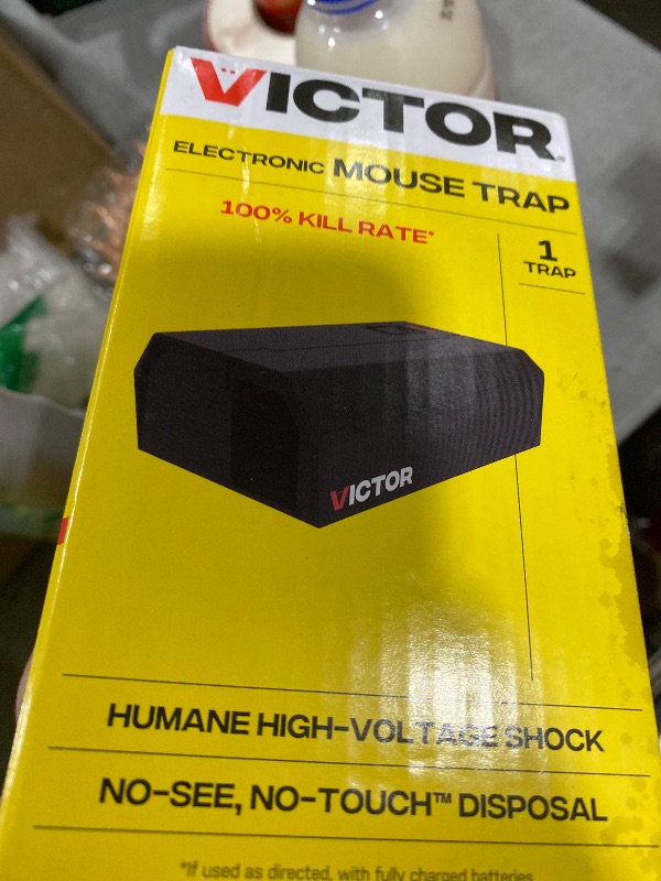 Photo 1 of Victor Electronic Mouse Trap Humane Mouse Traps Indoor for Home - M250B - No Touch Electric Mouse Traps for Home