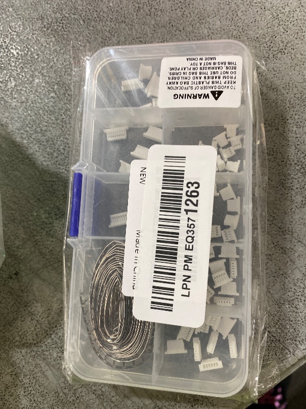 Photo 1 of JST SH 1.0mm Connector Kit with 28 AWG Premium Pre-Crimped Cables 150mm Wire, 1.0mm Pitch 3/4/5/6/7/8/9/10/12 Pin Housing JST-SH 1.0 Micro Adapter Cable Connector