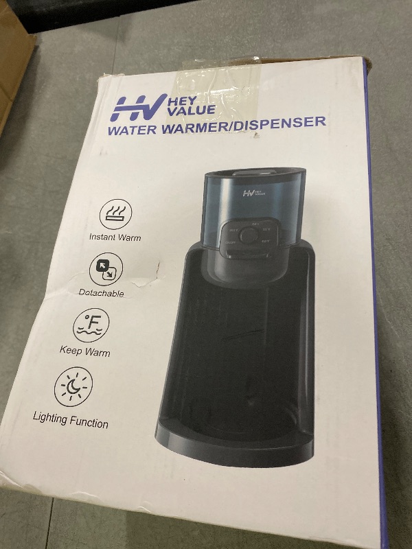 Photo 1 of Water Warmer, HEYVALUE Baby Bottle Warmer, Formula Maker with Night Light, 4 Temperature Control & 72H Keep Warm, Detachable Tank, Instantly Dispenses Warm Water, Feed Baby More Easier and Healthier