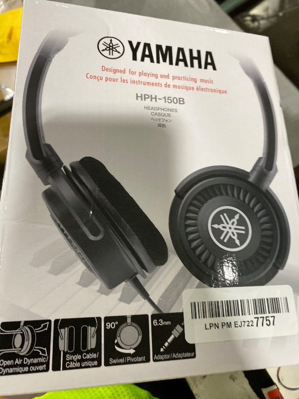 Photo 1 of Yamaha HPH-150B Open-Air Neutral Palette Headphones,Black