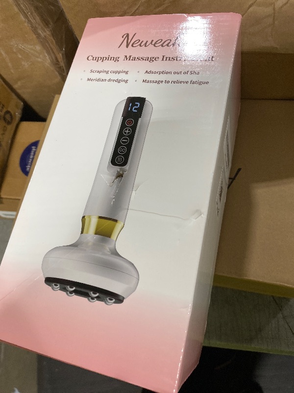 Photo 1 of Electric Handheld Cellulite Massager with 12 Suction Modes, Cellulite Remover Tool for Legs, Belly, Thighs, Arms, Butt- Birthday, Christmas, Mothers Day, Valentines Day Gifts for Women (Pearl White)