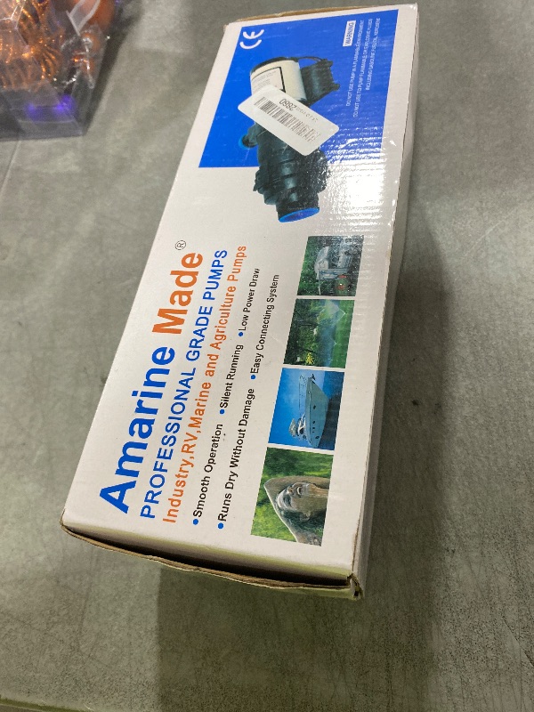 Photo 1 of Amarine Made 12V Self-priming RV Macerator Pump RV Mount Macerator Waste Water Pump 45 LPM 12GPM Boat Marine
