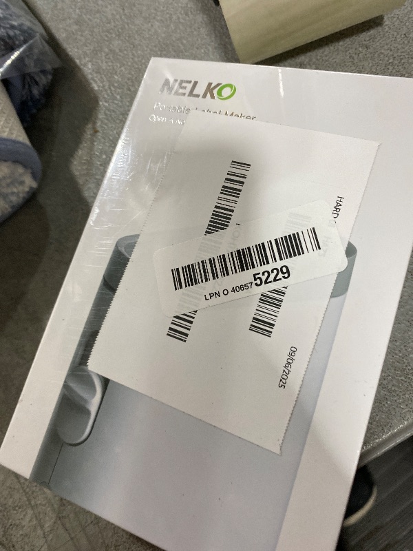 Photo 1 of Nelko Label Maker Machine with Tape, P21 Bluetooth Label Printer, Wireless Mini Label Makers with Multiple Templates for School Office Home, White