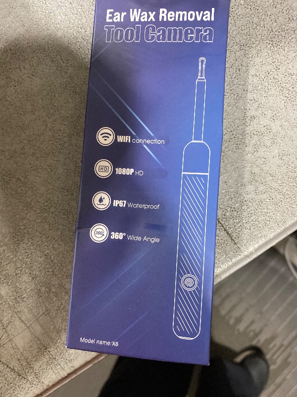 Photo 1 of Ear Wax Removal Tool Camera - Ear Wax Removal Kit - Ear Cleaner with Camera - 1080P HD Ear Camera with 6 Ear Spoon - Ear Cleaner for iOS & Android