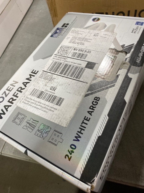 Photo 1 of Thermalright FW240 White ARGB V2 CPU Water Cooler with 2 PWM Fans with 2000RPM,IPS LCD Screen with 320 * 240 Resolution,Liquid CPU Cooler,CPU PC Aio Cooler for AMD:AM4/AM5/Intel LGA1700