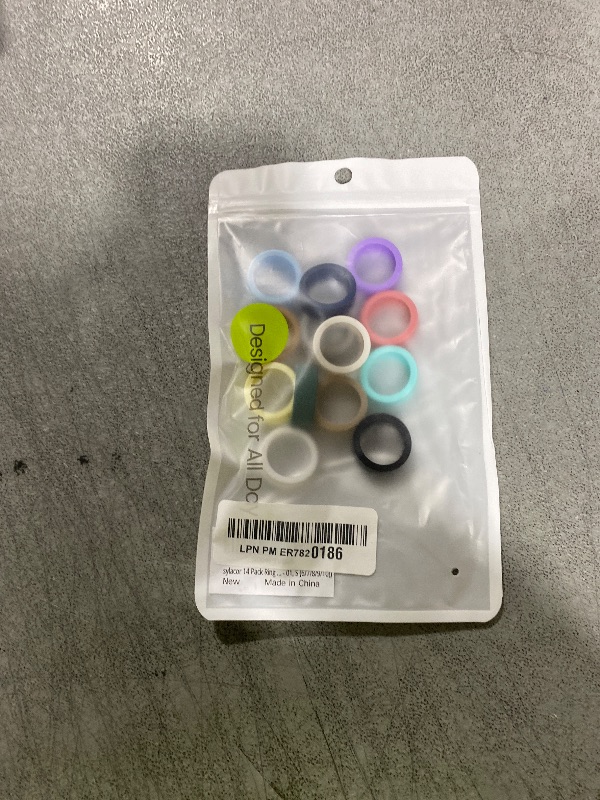 Photo 1 of sylacor 14 Pack Ring Cover Compatible with Oura Ring Gen 4/Gen 3 Horizon/Gen 3 Heritage, Ultra-Thin Anti-Scratch Silicone Ring Case for Women Men, Support Charging with Cover on