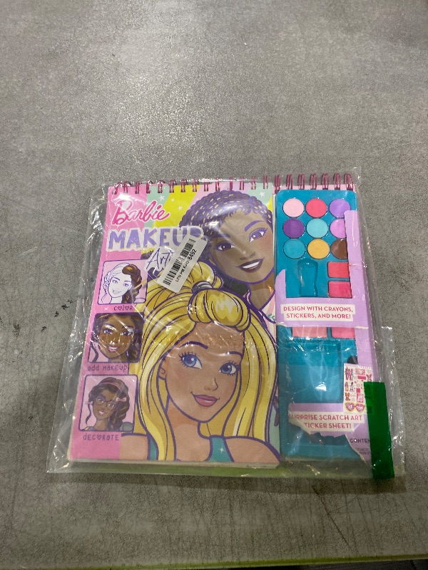 Photo 1 of Horizon Group USA Barbie Magazine - Create Hair & Makeup Looks with 130+ Stencils, 180+ Stickers, Crayons & Pretend Makeup