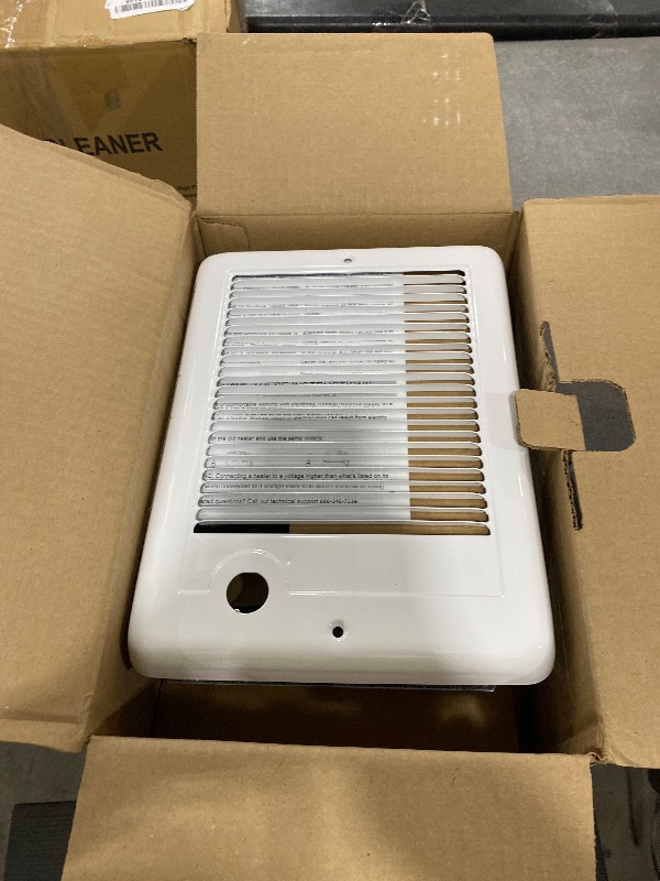 Photo 1 of Cadet Com-Pak Electric Wall Heater Complete Unit with Thermostat (Model: CSC152TW, Part: 67506), 5120/3840 BTU, 240/208 Volt, 1500/1125 Watt, White