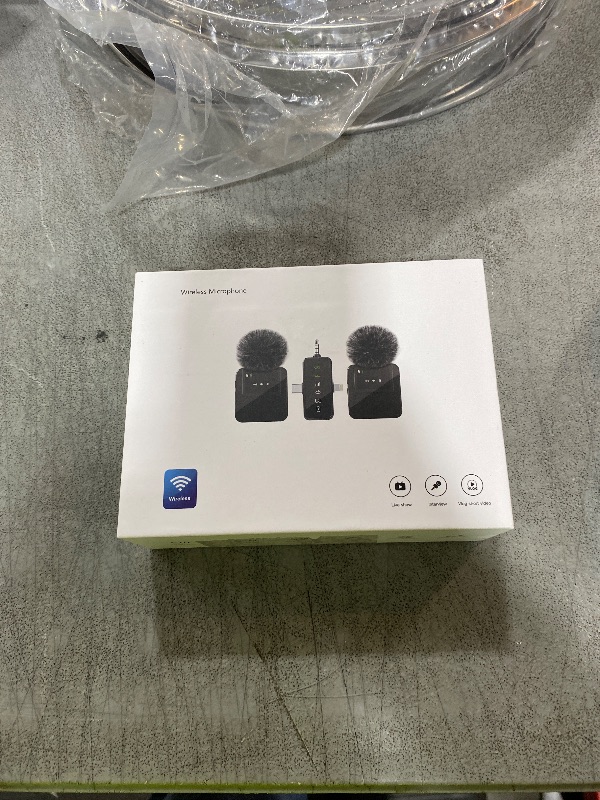 Photo 1 of BAILIXIN 3-in-1 Mini Microphone for iPhone, Android, Camera - 328ft Long Range, 20H Battery Life, Wireless Microphones, Lapel Mic with AI Noise Reduction for Video Recording, YouTube, TikTok