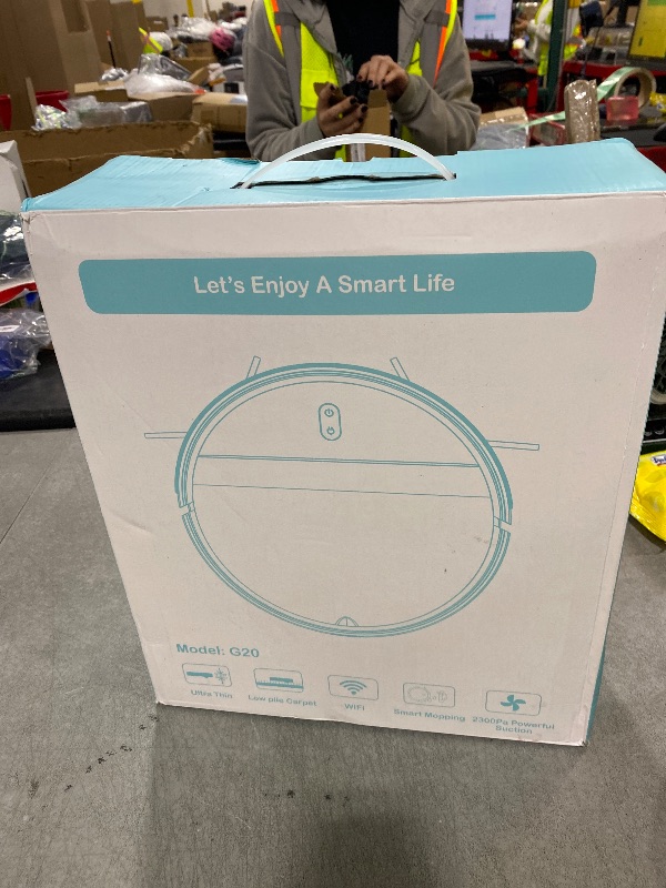 Photo 1 of Kilgone Robot Vacuum and Mop Combo for Pet Hair & Large Homes – Smart App/Voice, 2300Pa Suction, 120Min Clean, Ultra-Thin 2.87" Design