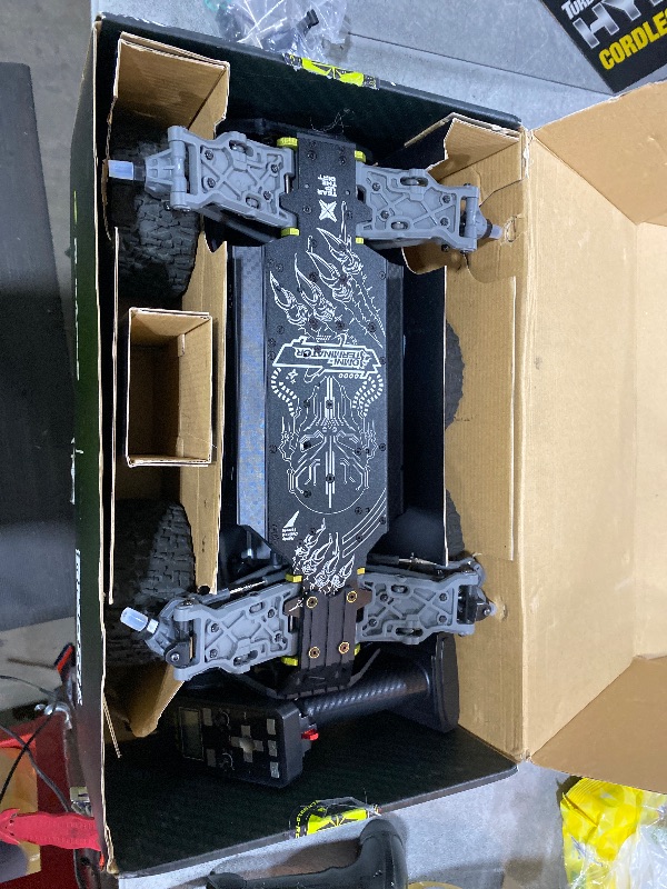Photo 1 of RIAARIO 1/10 Brushless RC Cars, Monster Truck, 50+ MPH, 4WD, Waterproof, Carbon Fiber, Black, Ages 8+