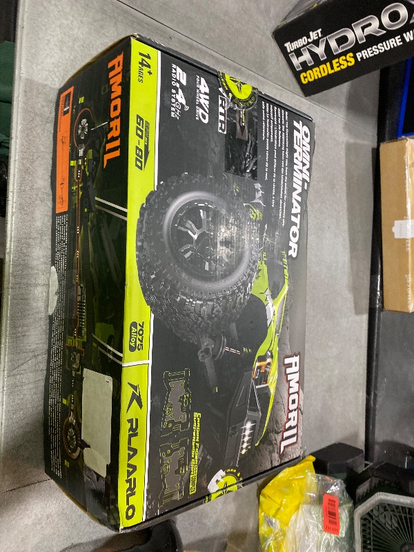 Photo 1 of RIAARIO 1/10 Brushless RC Cars, Monster Truck, 50+ MPH, 4WD, Waterproof, Carbon Fiber, Black, Ages 8+