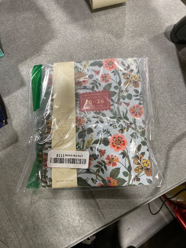 Photo 1 of Paper Co. 2026 Gracie 17-Month Academic Softcover Spiral Planner, Aug. 2025 - Dec. 2026, 8.5" L x 6.25" W, Weekly and Monthly View, Pages for Contacts and Goals, Pockets for Storage