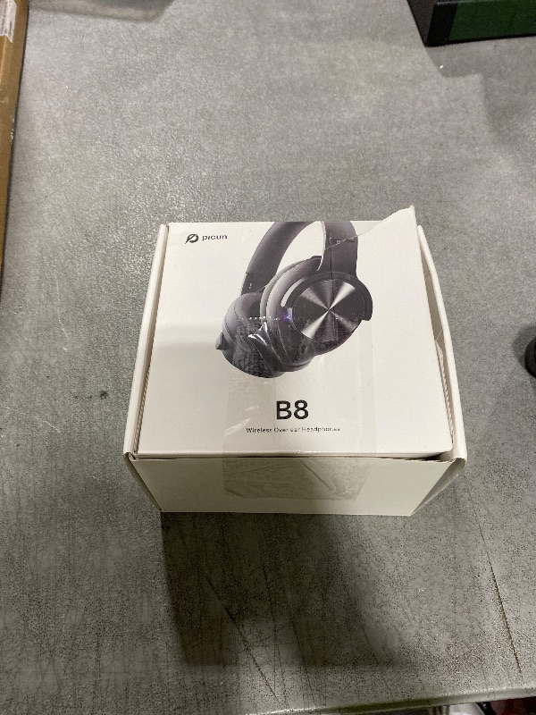 Photo 1 of Picun B8 Bluetooth Headphones, 120H Playtime Headphone Wireless Bluetooth with 3 EQ Modes, Low Latency, Hands-Free Calls, Over Ear Headphones for Travel Home Office Cellphone PC Black