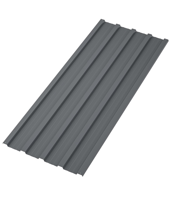 Photo 1 of Metal Roofing Panels 20 Pcs 99 sq.ft Roof Panels Galvanized Steel with Screw Resistant,Versatile and Durable Suitable for Garages,Sheds, Stables and Mobile Homes Gray