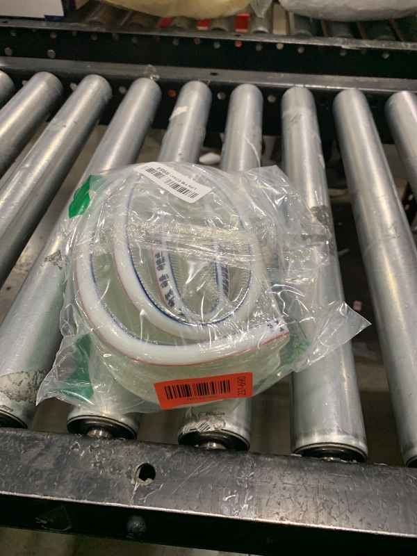 Photo 1 of 1-1/2" ID x 1-13/16" OD Soft Braided PVC Tubing, Clear Flexible PVC Tube Vinyl Hose Water Oil Winter antifreeze & Soft for Four Seasons (3.3Ft length)