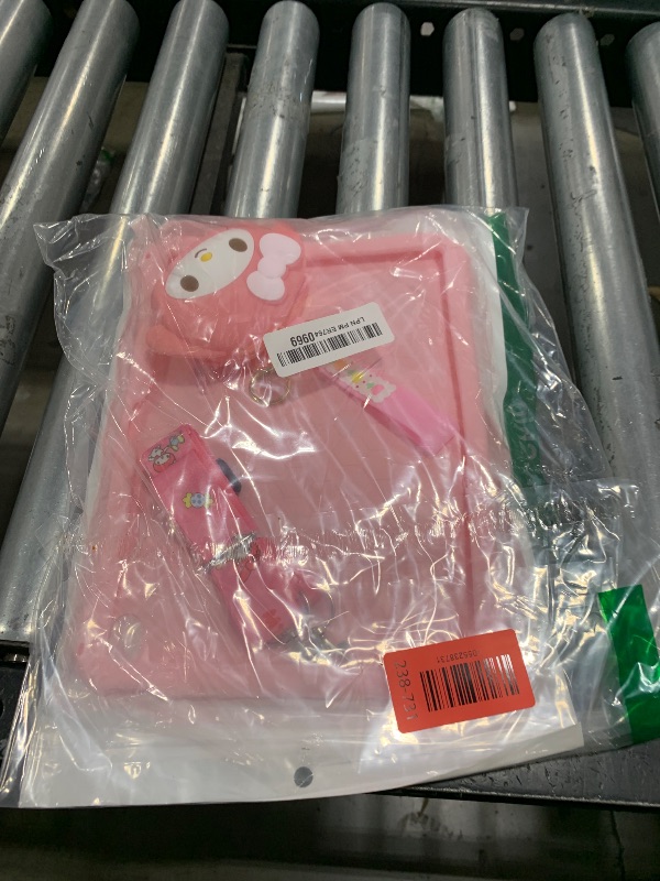 Photo 1 of Carechoi Kids Case for iPad (A16) 11th Generation 11 inch 2025 / iPad 10th Gen 10.9" 2022 – Cute 3D Cartoon Silicone Tablet Cover for Girls with 360° Rotating Stand, Adjustable Strap (Pink)