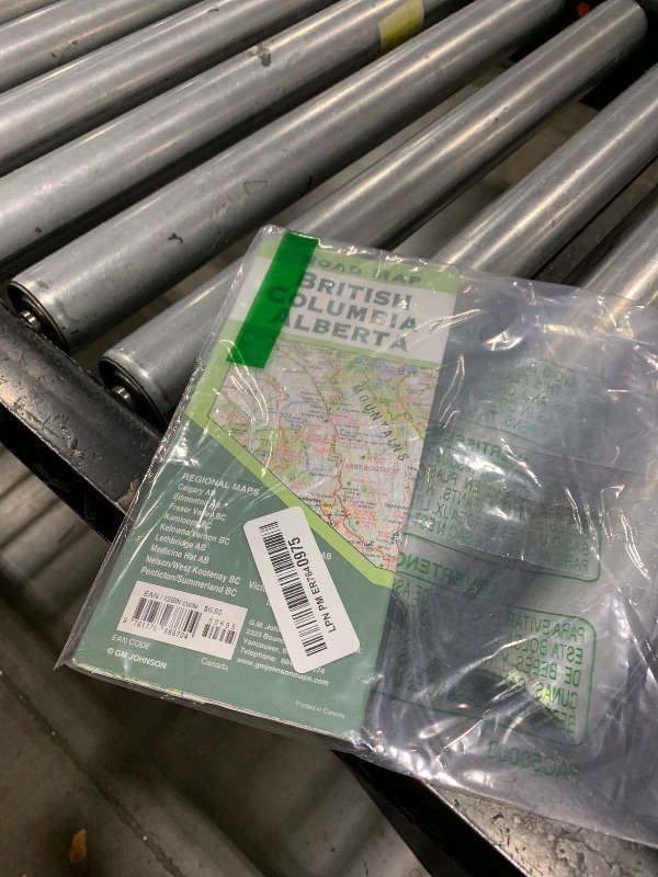 Photo 1 of Alberta/British Columbia Road Map