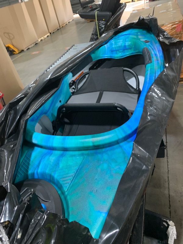 Photo 1 of Pelican Argo 100XR - Premium Sit-in Recreational Kayak - Lightweight one Person Kayak - 10 ft - Aquamarine