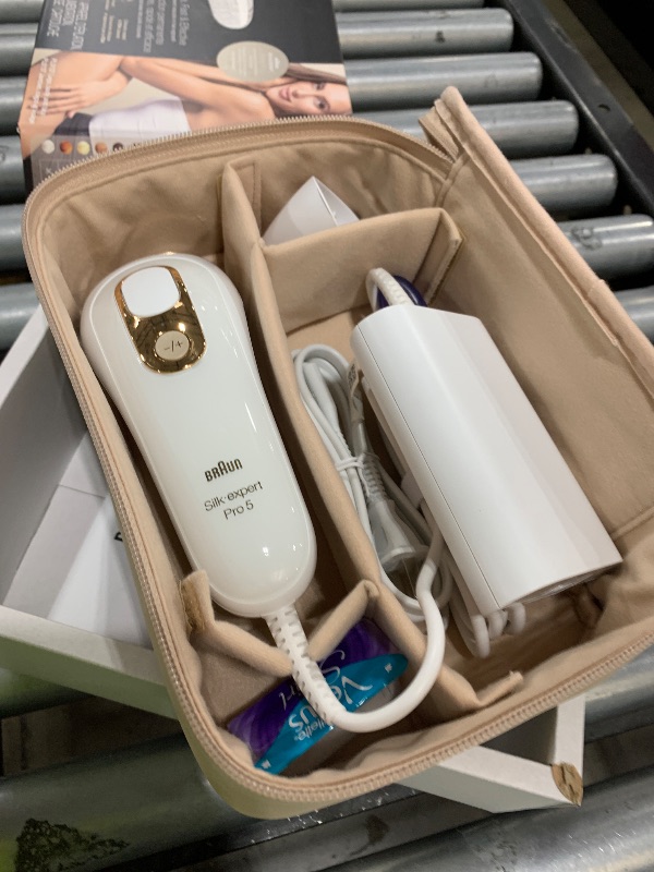 Photo 1 of Braun IPL at Home Laser Hair Removal for Women and Men, Silk Expert Pro 5 PL5137 with Venus Swirl Razor, Permanent Visible Hair Reduction in Hair Regrowth for Body & Face, Corded, PL5137