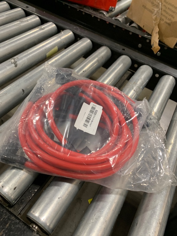 Photo 1 of LLANNDER 10mm High Performance Spark Plug Wire Set Compatible with Chevy SBC BBC 305 350 454 Electronic V8 Engine with HEI Distributor