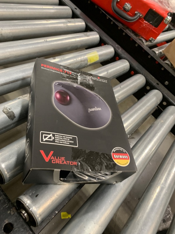 Photo 1 of Perixx11568 Perimice-717 Wireless Trackball Mouse, Build-in 1.34 Inch Trackball with Pointing Feature, 5 Programmable Buttons, 2 DPI Level, Black
