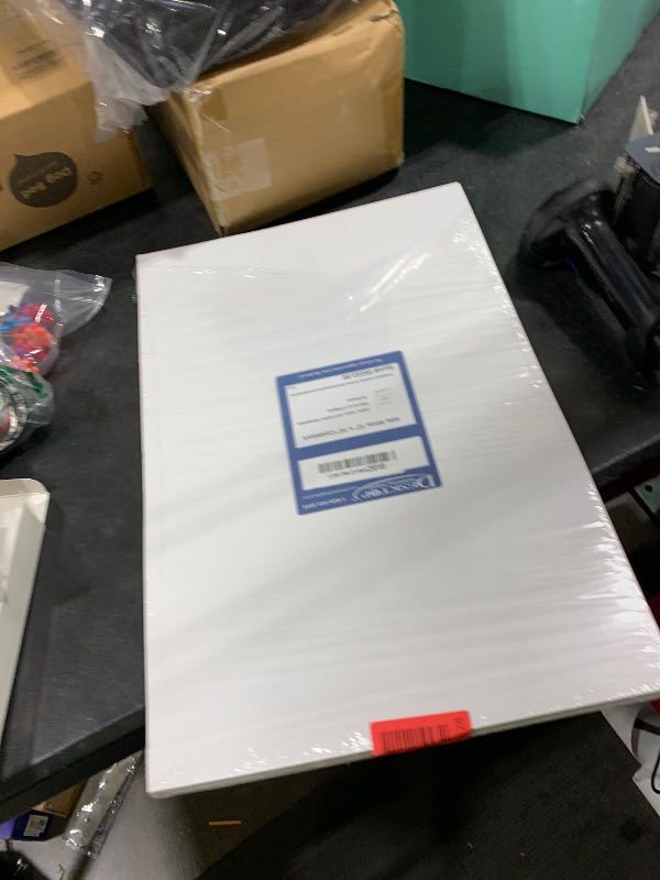 Photo 1 of 12" x 18" Cardstock Sheets For Inkjet or Laser Printers - Heavy 80lb Cover Matte Finish White - Great for Flyers, Menu's, Posters, Covers (50 Sheets)