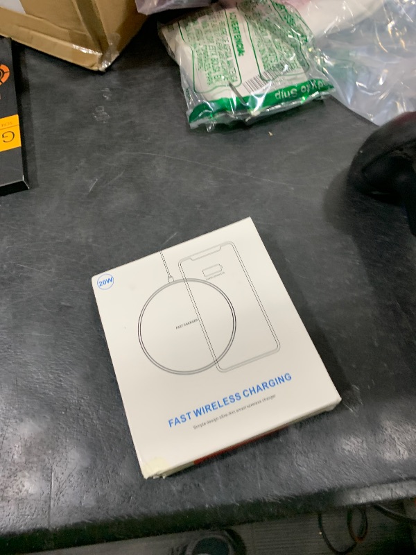 Photo 1 of Fast Wireless Charger,20W Max Wireless Charging Pad Compatible with iPhone 16/16 Pro/15/14/13/12/SE/11/XS Max/XR,AirPods;FDGAO Wireless Charge Mat for Samsung Galaxy S25/S24/Note,Pixel/LG G8