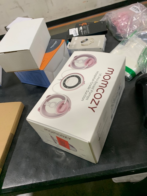 Photo 1 of Momcozy Breast Pump V1 Pro Hospital-Grade, Hands-Free & Portable Wearable Pump, Upgraded Electric Pump with 3 Fine-Tuned Rhythms|15 Levels, Come with Leak-Proof DoubleFit Flange, Cozy Red.
