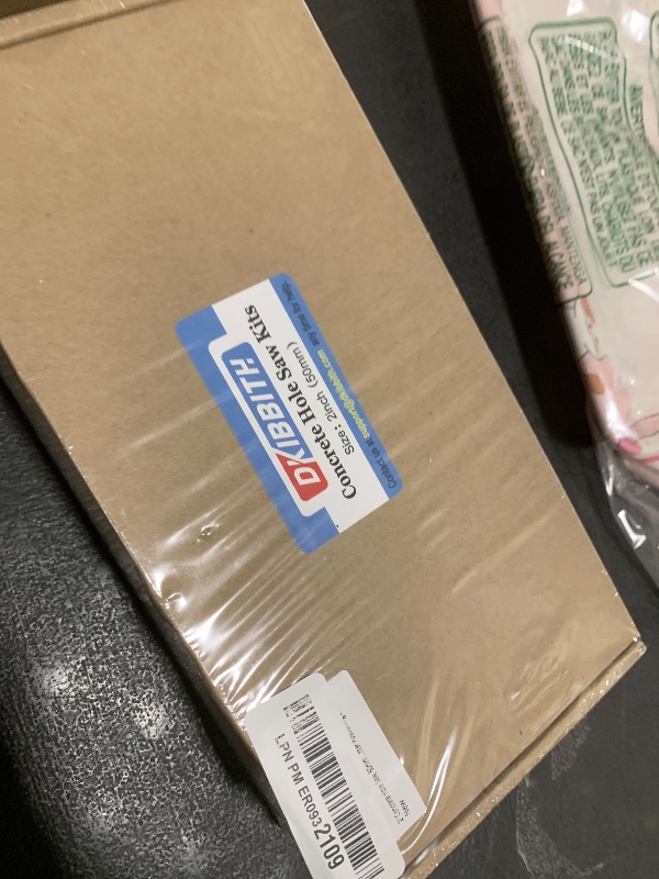 Photo 1 of 2" Concrete Hole Saw, 50mm Tungsten Steel Core Bit for Cinder Block, Brick, Rock, Plank Walls for Pipes or mini Split Lines, with SDS Plus Shank and 2 Center Positioning Drill Bits.