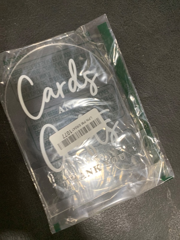 Photo 1 of Acrylic Wedding Sign Cards and Gifts Sign for Wedding Wedding Signs for Ceremony Modern Calligraphy Arch Acrylic Table Top Sign for Wedding Reception and Event Party Table