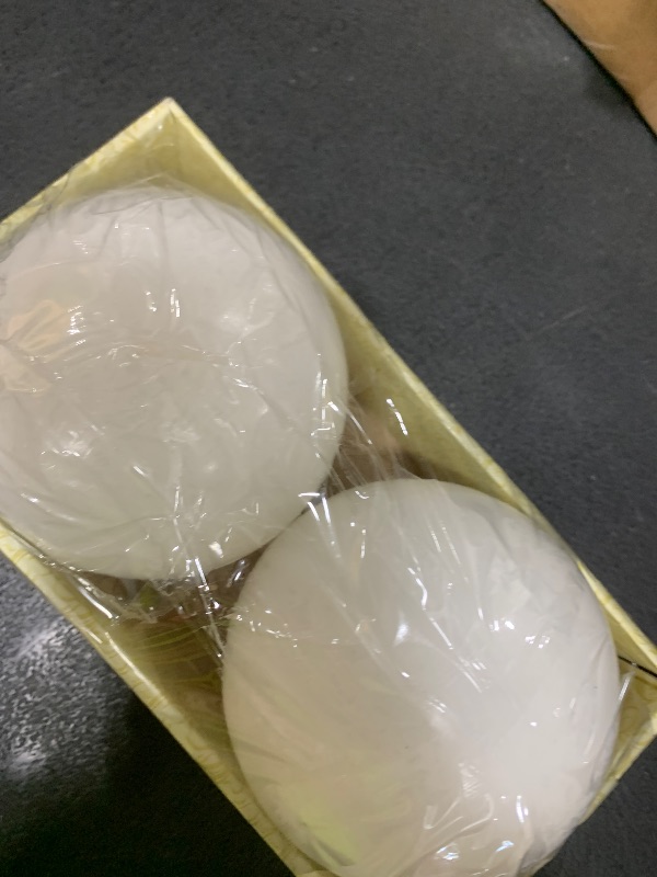 Photo 1 of 4 Inch White Ball Candles