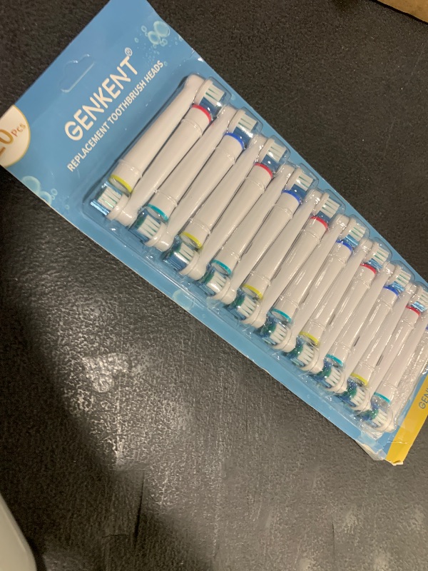 Photo 1 of Replacement Toothbrush Heads Compatible with Oral-B Braun, 20 Pcs Professional Electric Toothbrush Brush Heads for Oral B Replacement Head Refill Pro 500/1000/1500/3000/3757/5000/7000/7500/8000