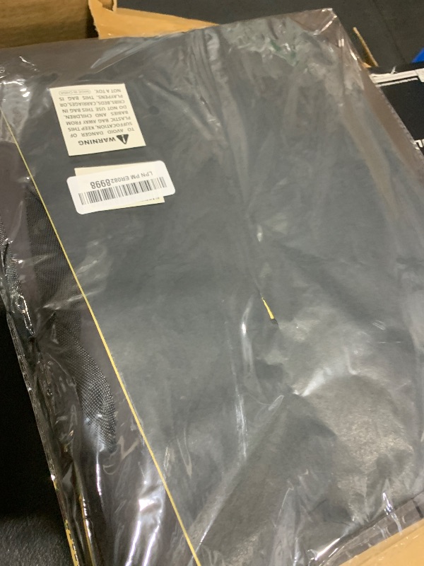 Photo 1 of 3 Pack Extra Large 14.6"x5.2"x12" Black Gift Bags with Tissue Papers, Kraft Paper Shopping Bags with Ribbon Handles, Perfect for Retail Wrapping, Birthdays, Weddings, Holidays, Parties