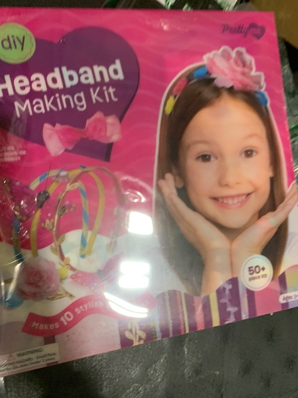 Photo 1 of Pretty Me Headband Making Kit for Girls - Arts & Crafts Gift - Make Your Own Fashion Headbands for Kids - DIY Hair Accessories Set - Gift for Ages 5-12 Year Old Girl - Little Kids Art & Craft Gifts