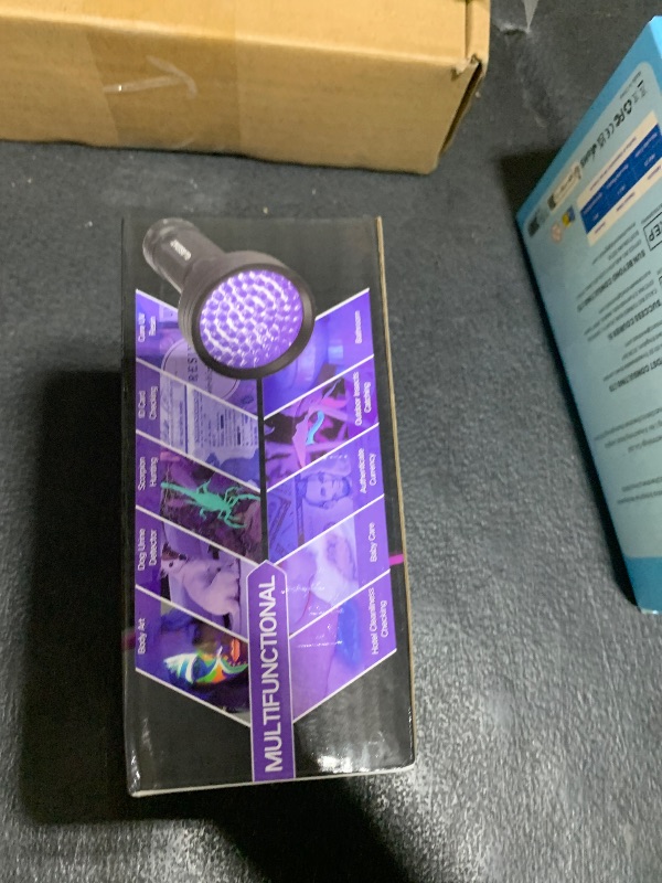 Photo 1 of GLOSSDAY Blacklight Flashlight 68 LED UV Flashlight,Ultraviolet Flashlight Black Light Professional Pet Urine Detector for Dog/Cat Urine,Pet Stains,Hunting Scorpions