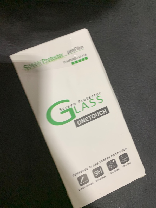 Photo 1 of amFilm OneTouch Screen Protector for iPhone 17 Pro 6.3'' + Camera Lens Protector | Auto-Alignment Install | Bubble Free | 9H Tempered Glass | Shatterproof | FHD Clarity | Case Friendly | 2+4 Pack