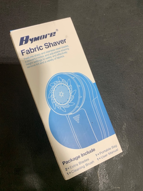 Photo 1 of Bymore Fabric Shaver, Lint Remover, Lint Shaver Defuzzer Sweater Shaver for Clothes and Furniture AC Adapter or Battery Operated Pill Fuzz Remover