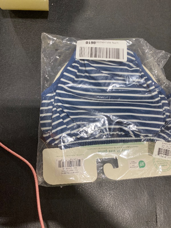 Photo 1 of Green Sprouts Boys' Snap Swim Diaper, Navy Stripe, 12 M