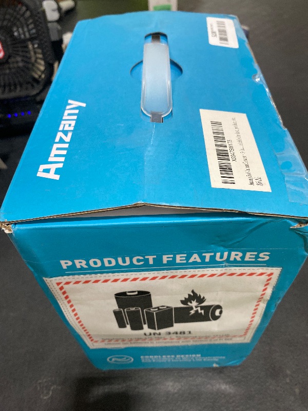 Photo 1 of Amzany Mattress Vacuum Cleaner - 5-in-1 Cordless Bed Vacuum Cleaner, Powered by UV-C Light & Ultrasonic Technology, 16Kpa Strong Suction,Low Noise,Suitable for Dust, Pet Hair, Etc.