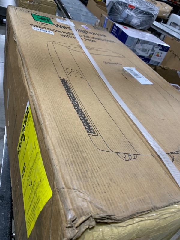 Photo 1 of Westinghouse 14,000 BTU Air Conditioner with Heat Mode, Cools 700 sq. ft., WiFi Enabled, Remote Controlled, Dehumidifier, 3-Speed Fan, Programmable Timer, Window Kit