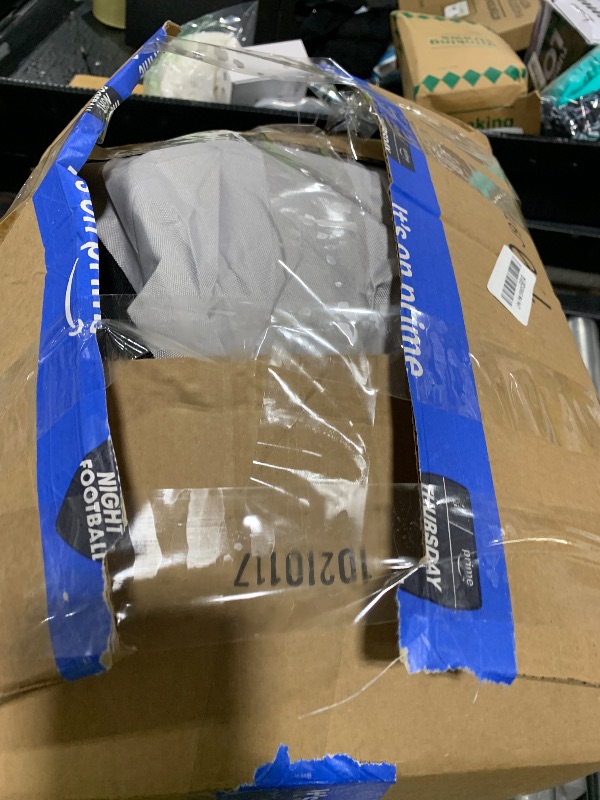 Photo 1 of RVMasking Boat Cover, 1400D Heavy Duty Middle Reinforced, Waterproof Trailerable with Storage Bag for V-Hull, Tri-Hull, Fish & Ski, Runabout Bass Boat(20'-22'Long, Beam Width up to 100", Gray)