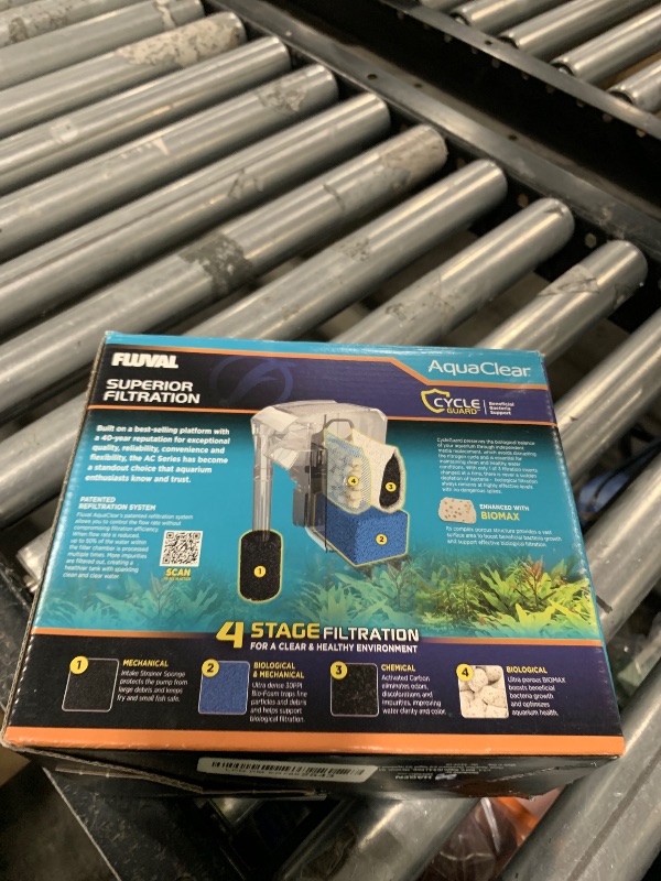 Photo 1 of ITEM IS MISSING PARTS, UNSURE WHAT PARTS ARE MISSING -----------------------------AC30 Power Filter, 10-30 US Gal / 38-114 L - Fluval USA (fluvalaquatics.com)