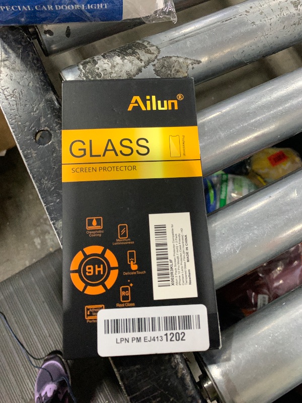 Photo 1 of Ailun 2 Pack Screen Protector for iPhone 12 Pro Max [6.7 inch] + 2 Pack Camera Lens Protector, Case Friendly Tempered Glass Film,[9H Hardness]- HD