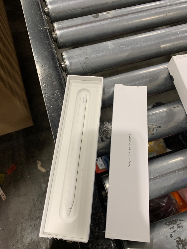 Photo 1 of Apple Pencil (2nd Generation): Device Compatibility Check Required - Pixel-Perfect Precision, Perfect for Note-Taking, Drawing, and Signing documents. Attaches, Charges, and Pairs magnetically.
